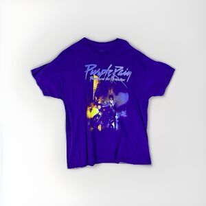 Prince Estate T-Shirt Mens XL Official Purple Rain Prince & The Revolution Blue
